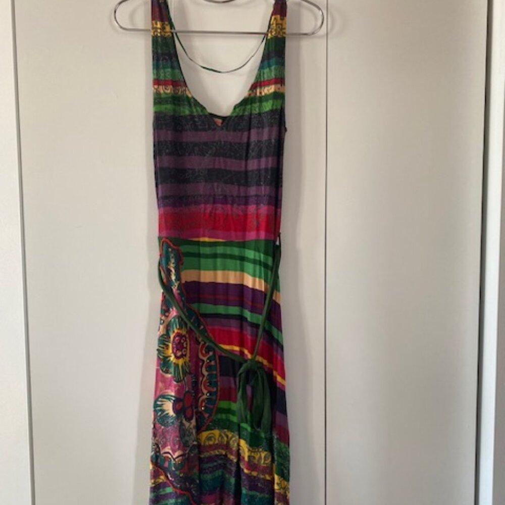 Fun, flirty, colorful, party dress from Desigual - size small